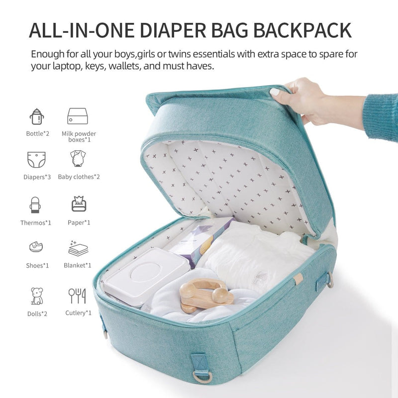 Portable Diaper Bag Backpack Kids & Babies nordavory