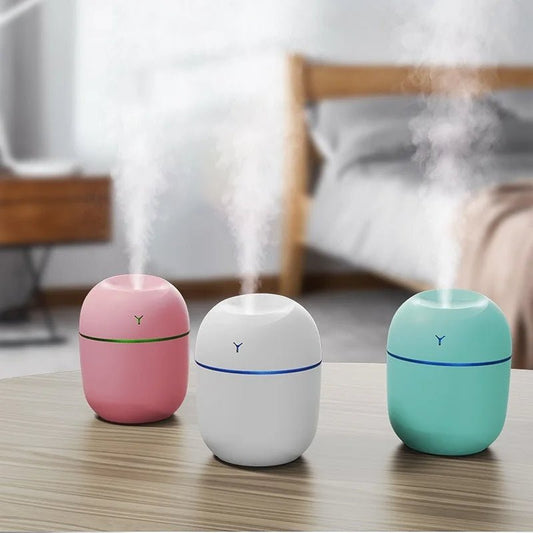 Portable Ultrasonic Humidifier USB Aroma Essential Oil Diffuser LED - Nordavory