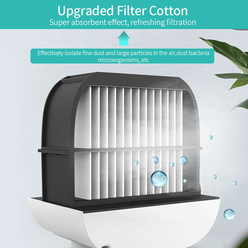 Portable USB Air Cooler Fan Mini Desktop Air Conditioner Home & Garden nordavory