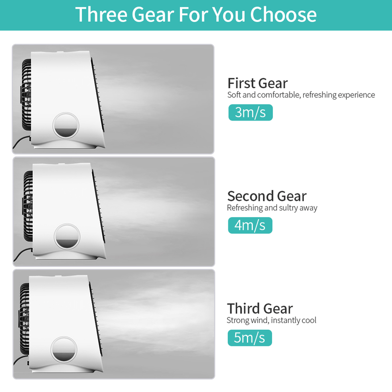 Portable USB Air Cooler Fan Mini Desktop Air Conditioner Home & Garden nordavory