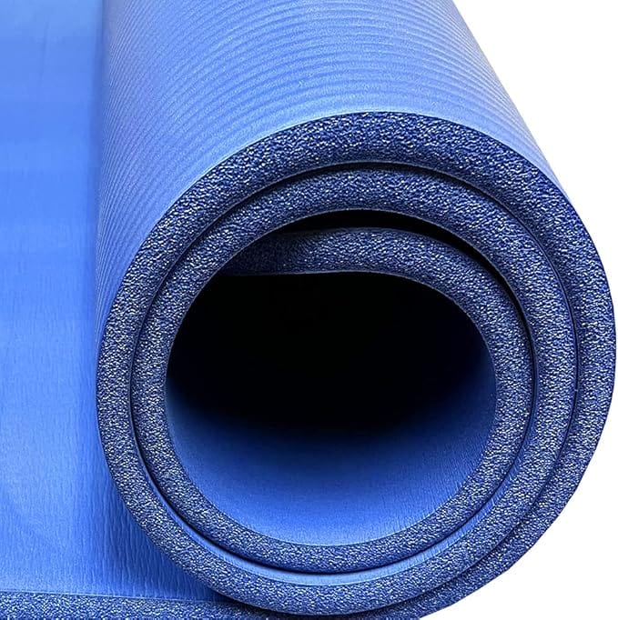 Premium 1/2-Inch Extra Thick Exercise Yoga Mat, Non-Slip Anti-Tear, Fitness & wellness nordavory