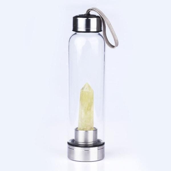 Pure Essence Natural Stone Infused Water In Glass Bottle - Nordavory