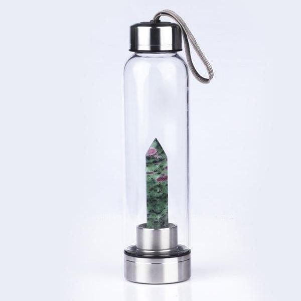 Pure Essence Natural Stone Infused Water In Glass Bottle - Nordavory