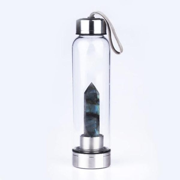 Pure Essence Natural Stone Infused Water In Glass Bottle - Nordavory