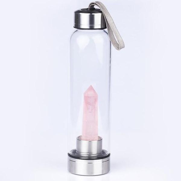 Pure Essence Natural Stone Infused Water In Glass Bottle - Nordavory