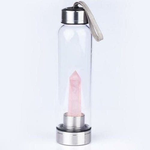 Pure Essence Natural Stone Infused Water In Glass Bottle Tech Accessories nordavory