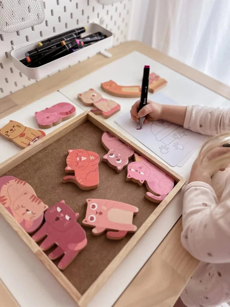 QToys Australia (USA) Cat play set & colouring Toys nordavory