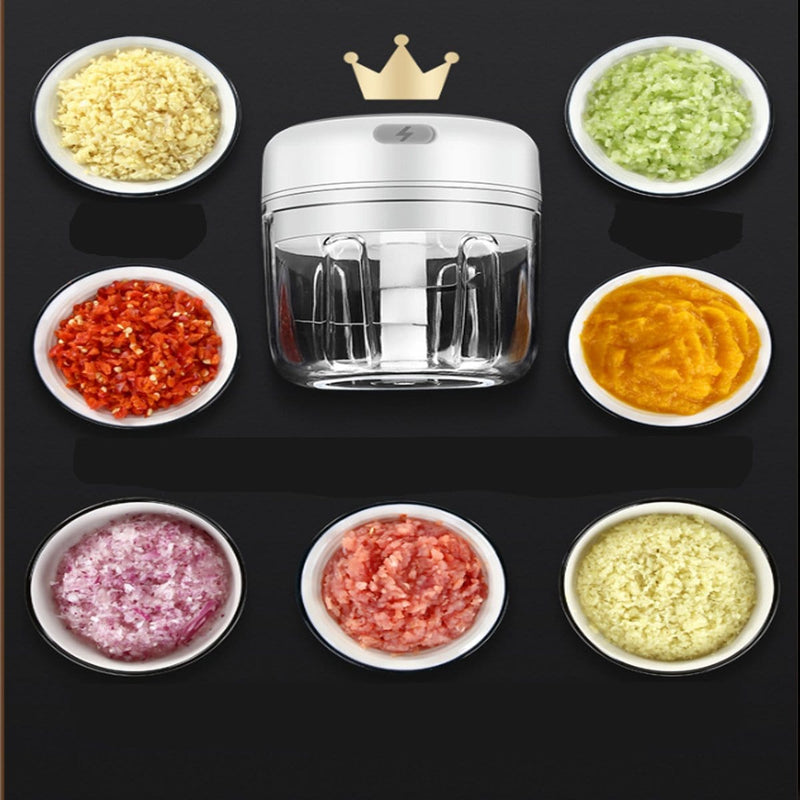 Quick Chop Powered Herbs,Veggie Chopper And Salsa Maker - Nordavory