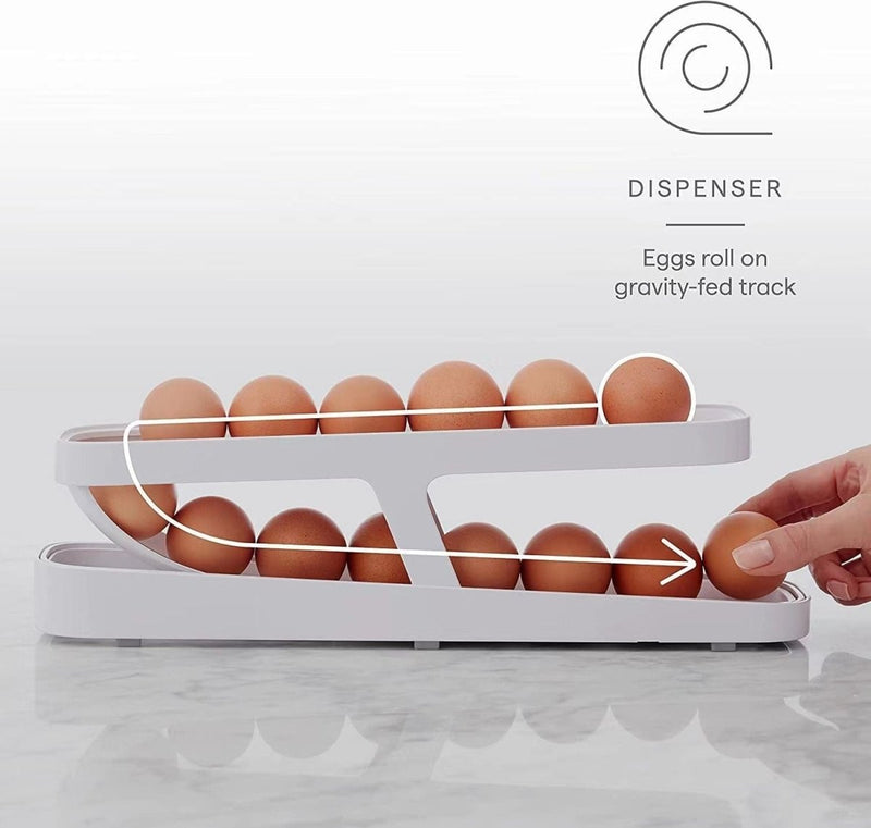 Refrigerator Egg Dispenser Home Kitchen Egg Organizer - Nordavory