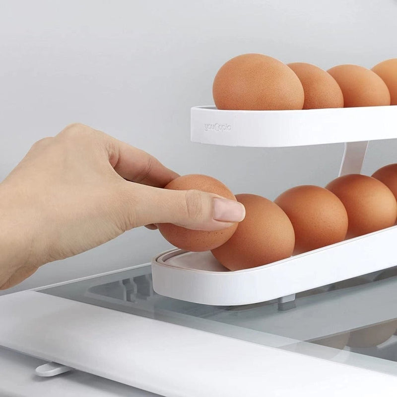 Refrigerator Egg Dispenser Home Kitchen Egg Organizer - Nordavory