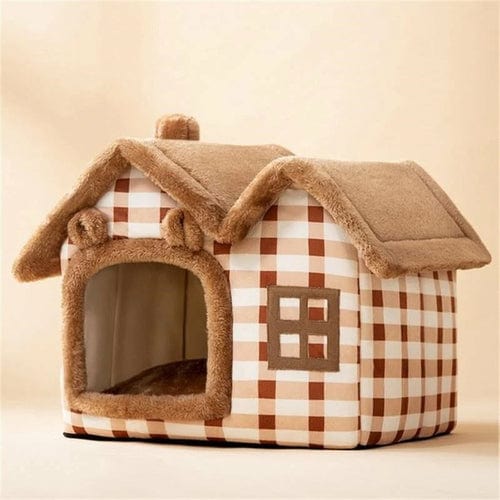 Removable Roof Plush Pet House - Nordavory