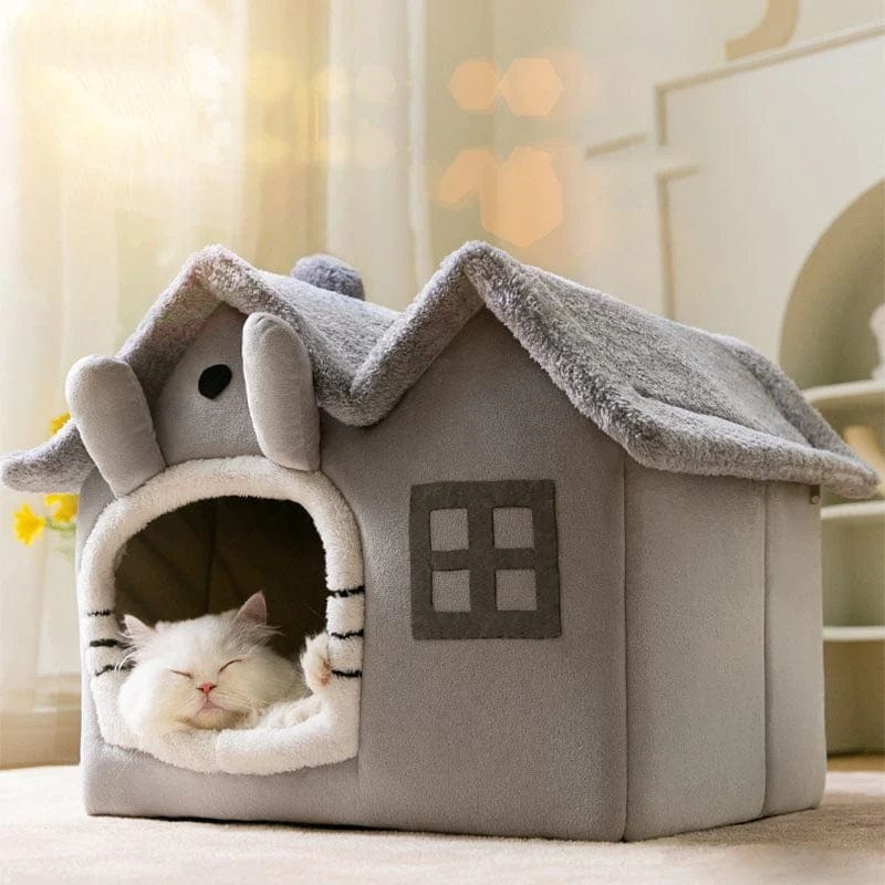 Removable Roof Plush Pet House - Nordavory