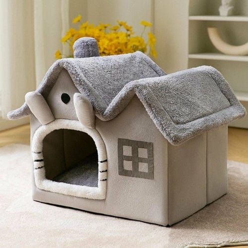 Removable Roof Plush Pet House - Nordavory