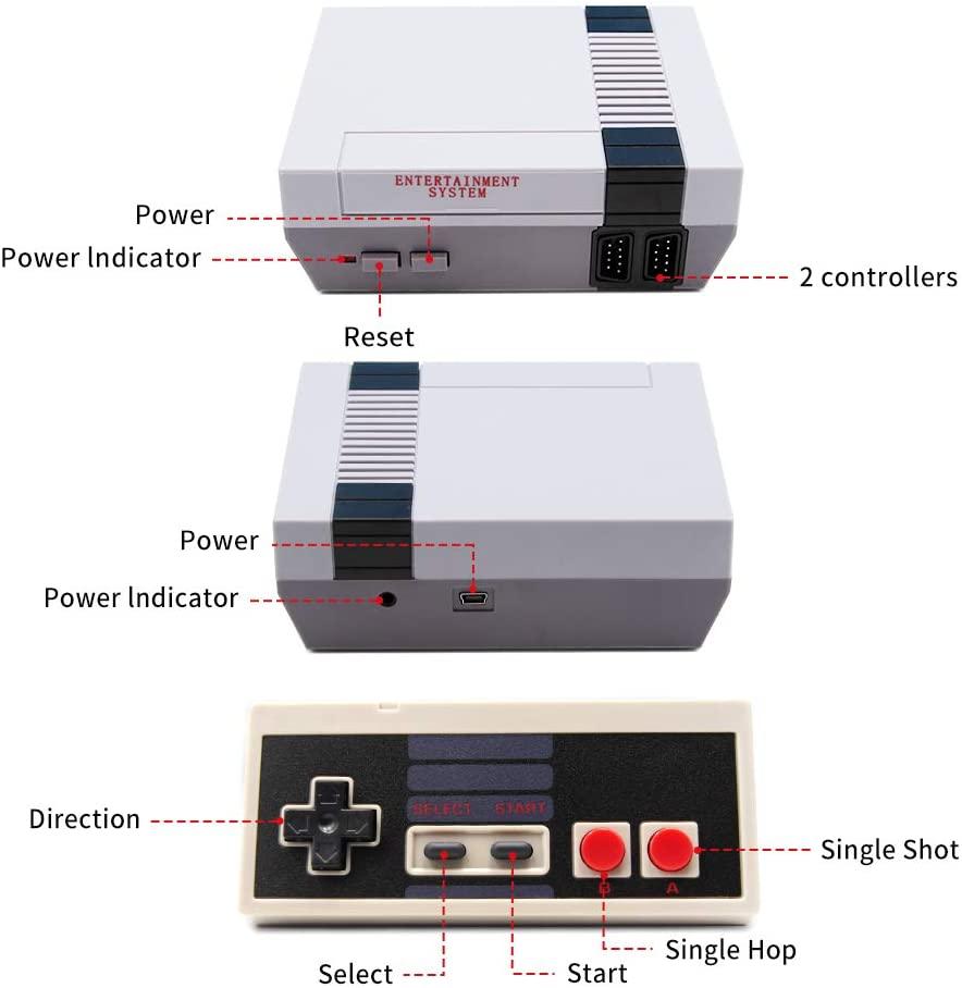 Retro Game Console with 620 Games - Nordavory