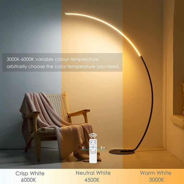 RGBW Modern Curve Floor Lamp | New Version - Nordavory
