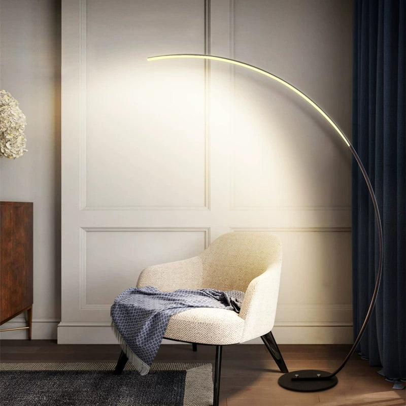 RGBW Modern Curve Floor Lamp | New Version - Nordavory