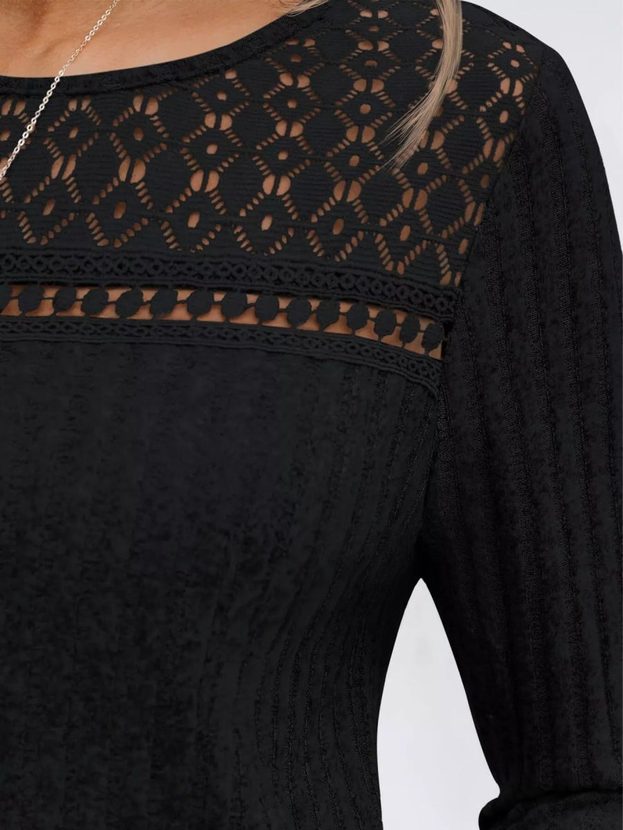 Ribbed Long Sleeve Tee - Cozy & Stylish!-Nordavory