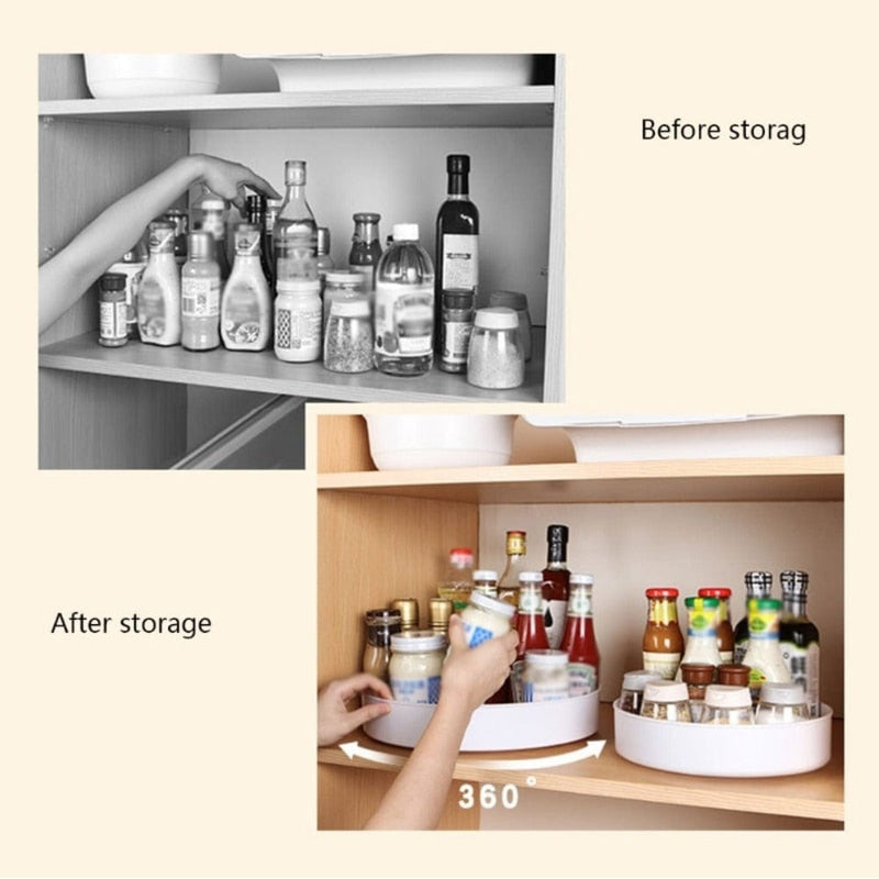 Rotating Spice and Saunce Rack Organizer - Nordavory
