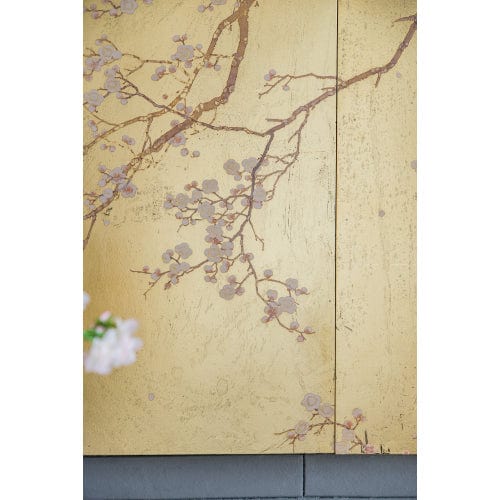 Set of 2 Cherry Blossom Wall Art Panels, Wall Decor for Living Room - Nordavory