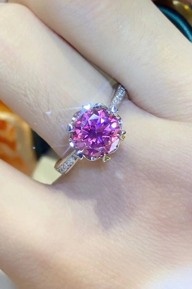 Shining For You 2 Carat Moissanite 925 Sterling Silver Ring-Nordavory
