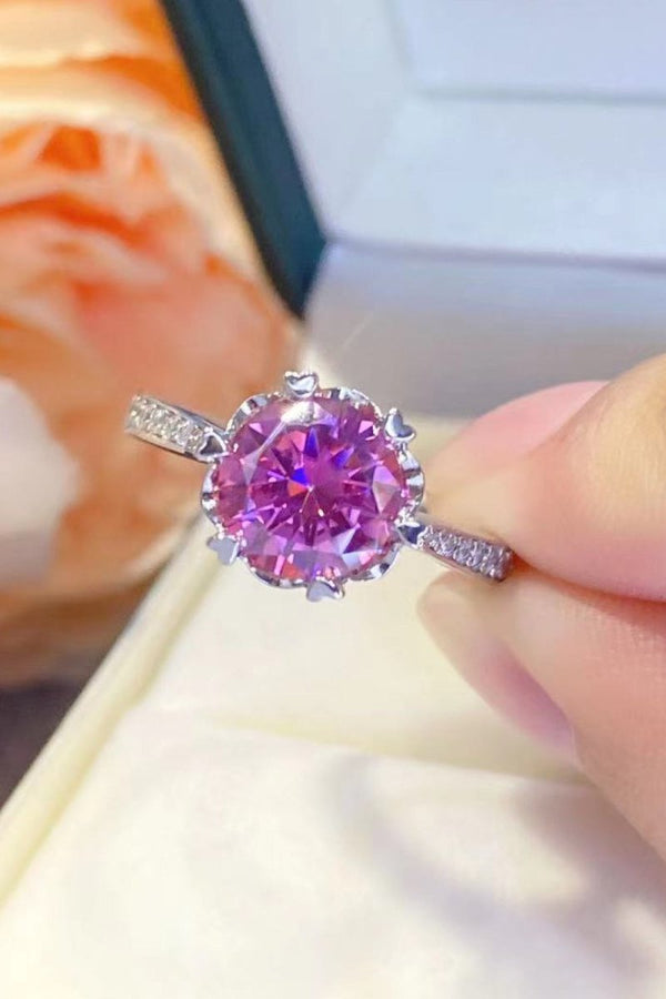 Shining For You 2 Carat Moissanite 925 Sterling Silver Ring-Nordavory