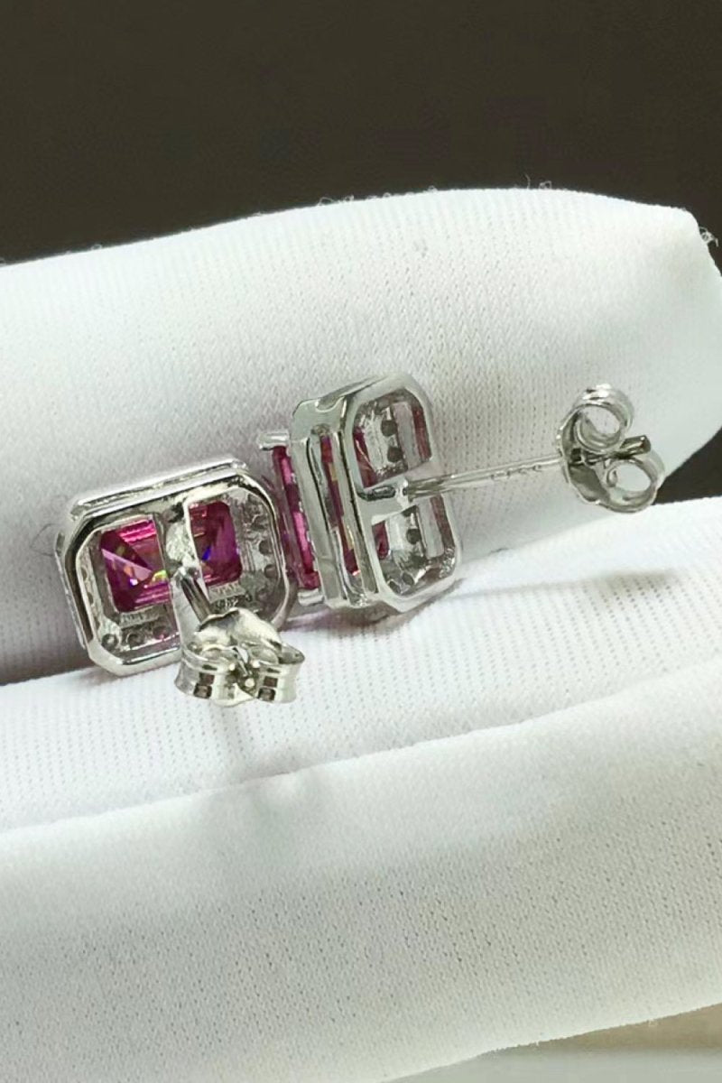 Shiny and Elegant 2 Carat Moissanite Stud Earrings-Nordavory