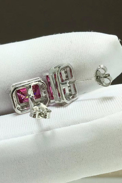Shiny and Elegant 2 Carat Moissanite Stud Earrings-Nordavory