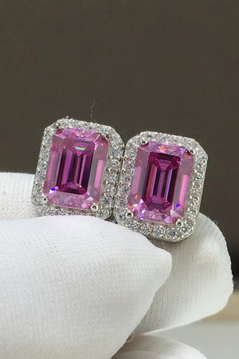 Shiny and Elegant 2 Carat Moissanite Stud Earrings-Nordavory