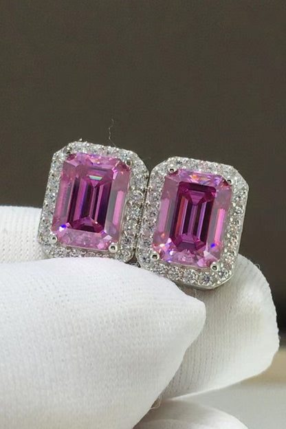 Shiny and Elegant 2 Carat Moissanite Stud Earrings-Nordavory