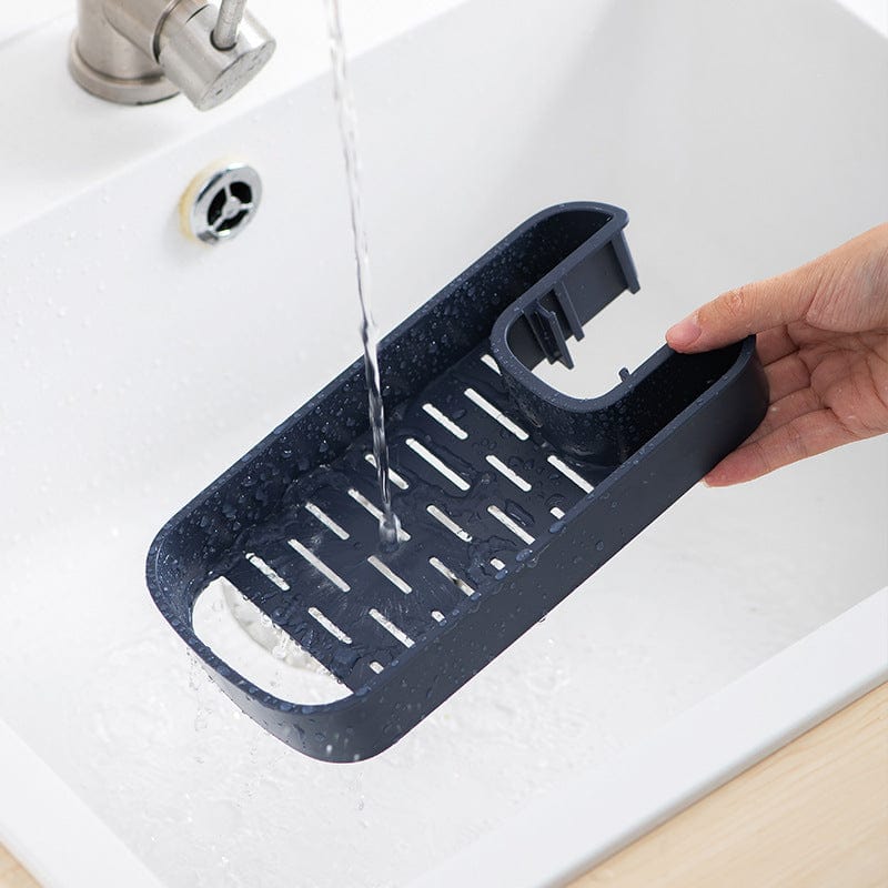 Sink Shelf Soap Sponge Drain Rack Storage Basket - Nordavory