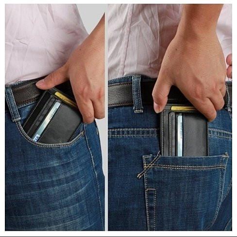 Skinny Mini RFID - Safe Universal Minimal Wallet - Nordavory