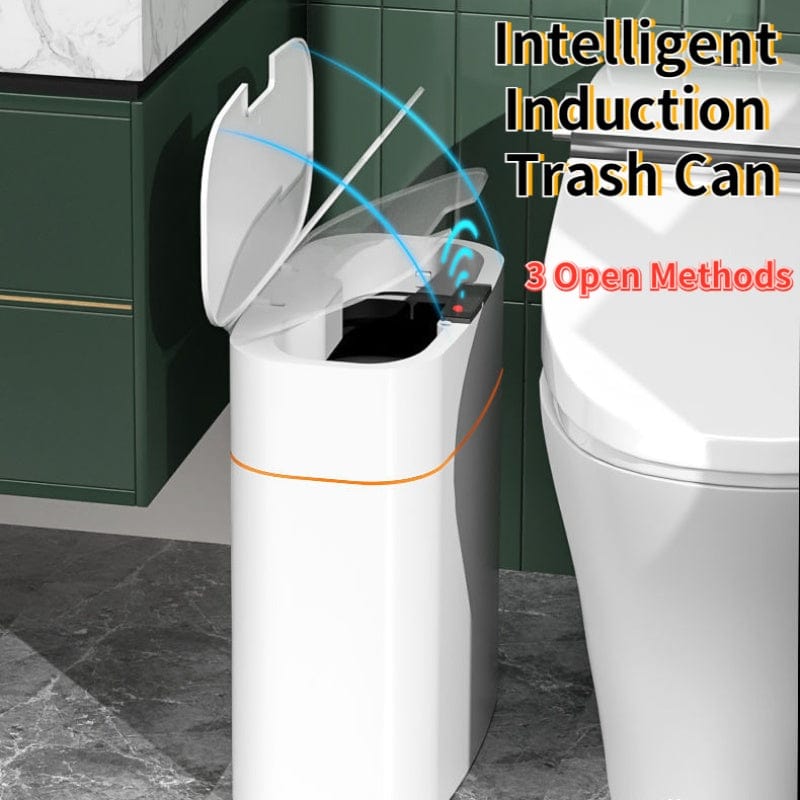 Smart Trash Can With Lid For Bedroom And Living Room Kitchen Storage Home & Garden nordavory