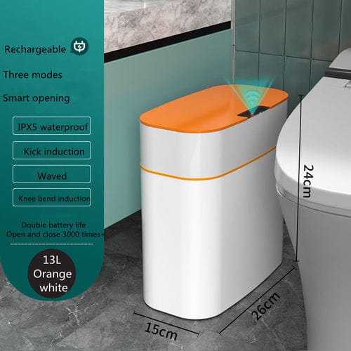 Smart Trash Can With Lid For Bedroom And Living Room Kitchen Storage Home & Garden nordavory