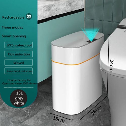 Smart Trash Can With Lid For Bedroom And Living Room Kitchen Storage Home & Garden nordavory