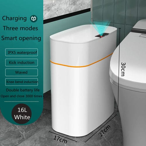 Smart Trash Can With Lid For Bedroom And Living Room Kitchen Storage Home & Garden nordavory