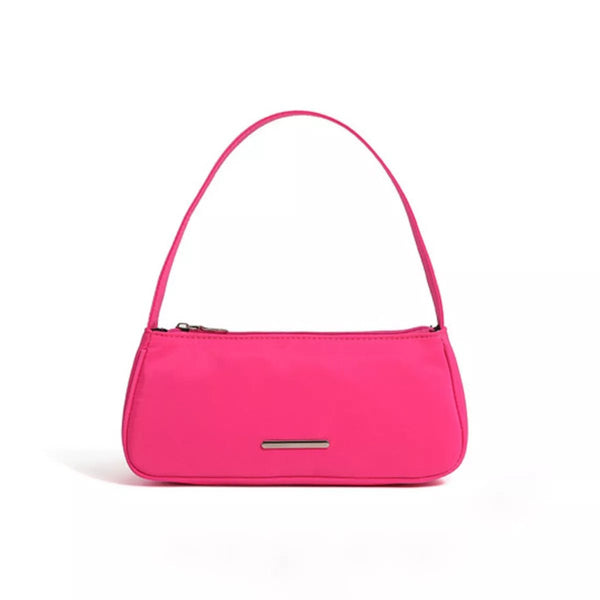 Solid Color Shoulder Bag-Nordavory