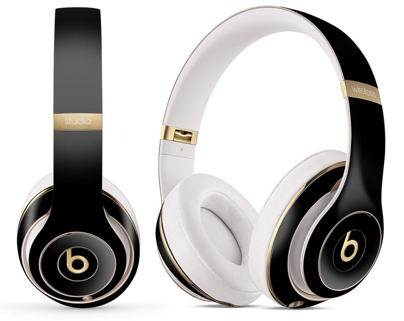 Solid State Black - Full Body Skin Decal Wrap Kit for Beats by Dre - Nordavory