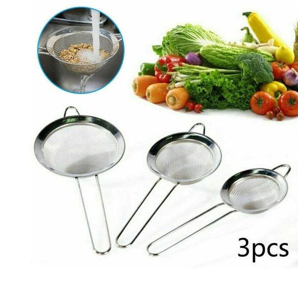 Stainless Steel 3 in 1 Liquid Colanders Set Kitchen nordavory