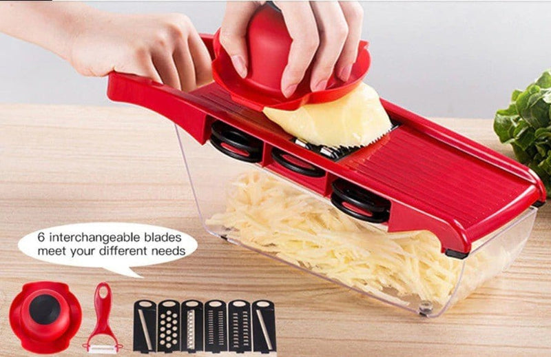 Stainless Steel 6 Blades Vegetable Slicer Kitchen nordavory