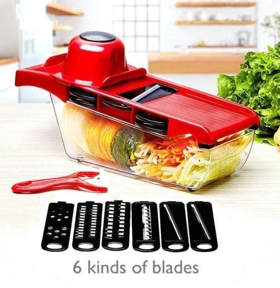 Stainless Steel 6 Blades Vegetable Slicer Kitchen nordavory