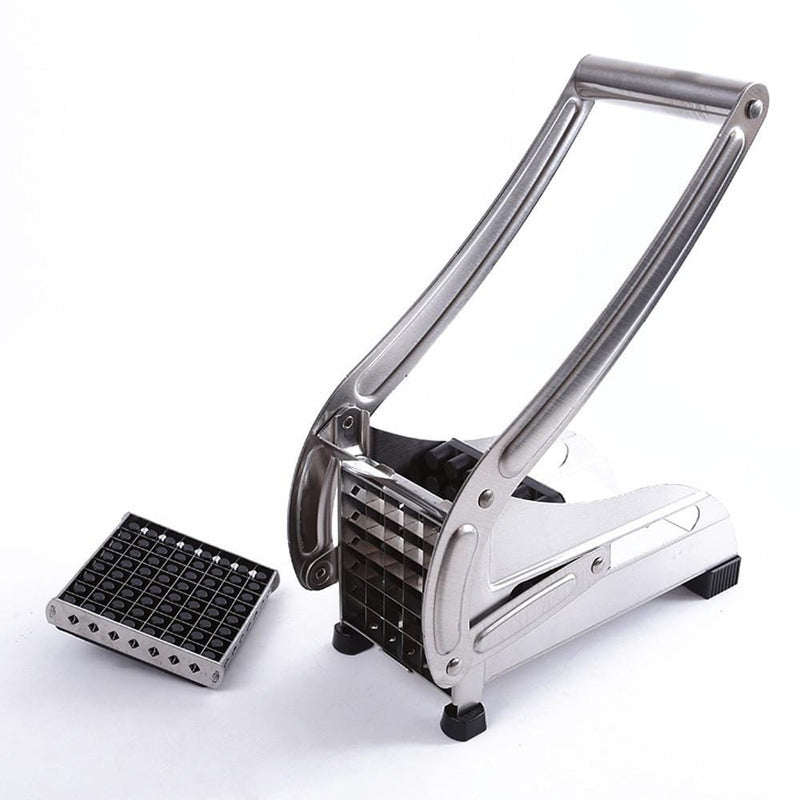 Stainless Steel French Fries and Potato Cutter with 2 Different Blades - Nordavory