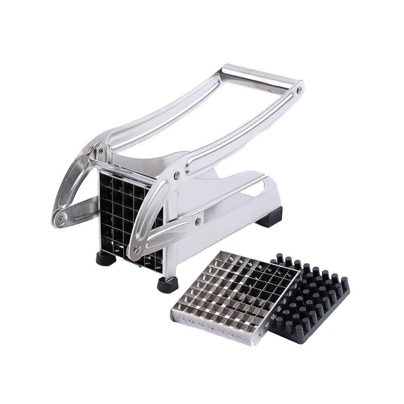 Stainless Steel French Fries and Potato Cutter with 2 Different Blades - Nordavory