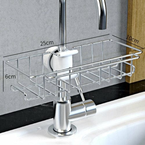 Stainless Steel Sink Storage Rack Kitchen Bathroom - Nordavory