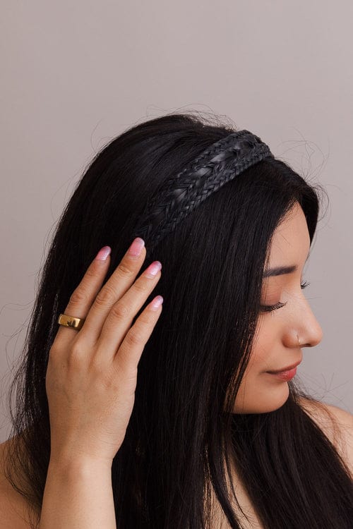 Stylish Vegan Leather Hair Accessory – Perfect for Any Look - Nordavory