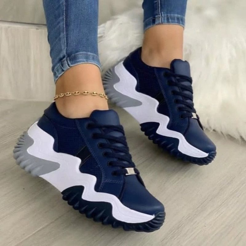 Summer Women's Sneakers Thick Bottom Canvas Casual Shoes - Nordavory