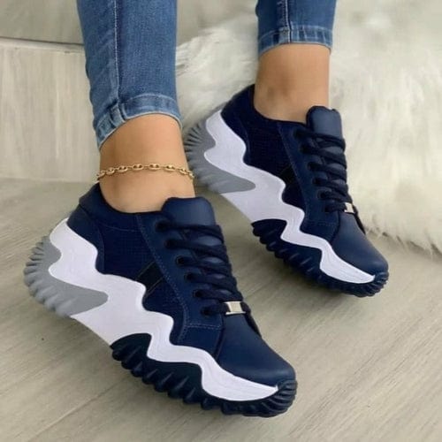 Summer Women's Sneakers Thick Bottom Canvas Casual Shoes - Nordavory
