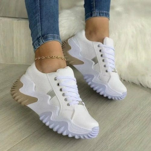 Summer Women's Sneakers Thick Bottom Canvas Casual Shoes - Nordavory