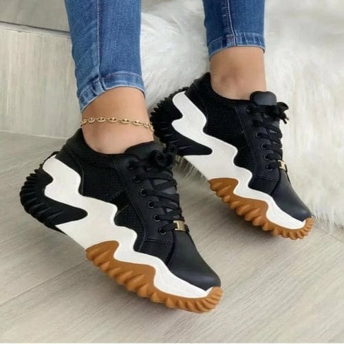 Summer Women's Sneakers Thick Bottom Canvas Casual Shoes - Nordavory
