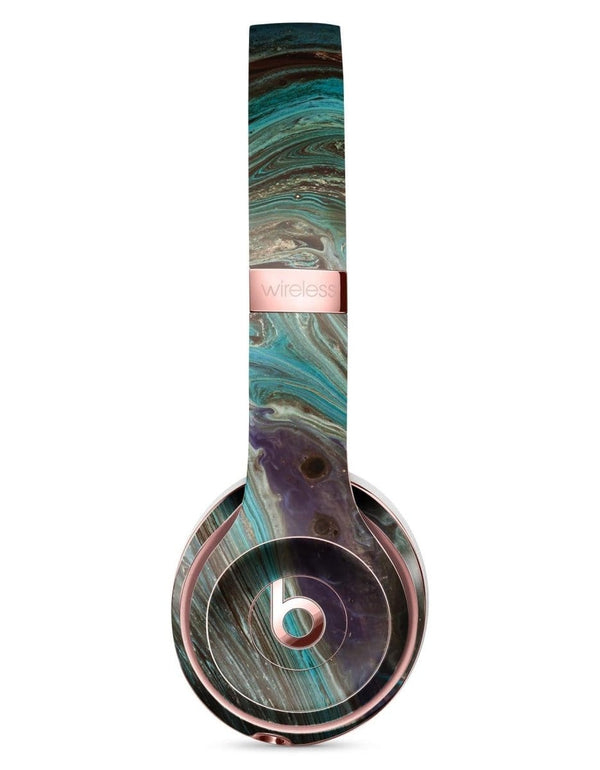 Swirling Dark Acrylic Marble Full-Body Skin Kit for the Beats by Dre Accessories nordavory
