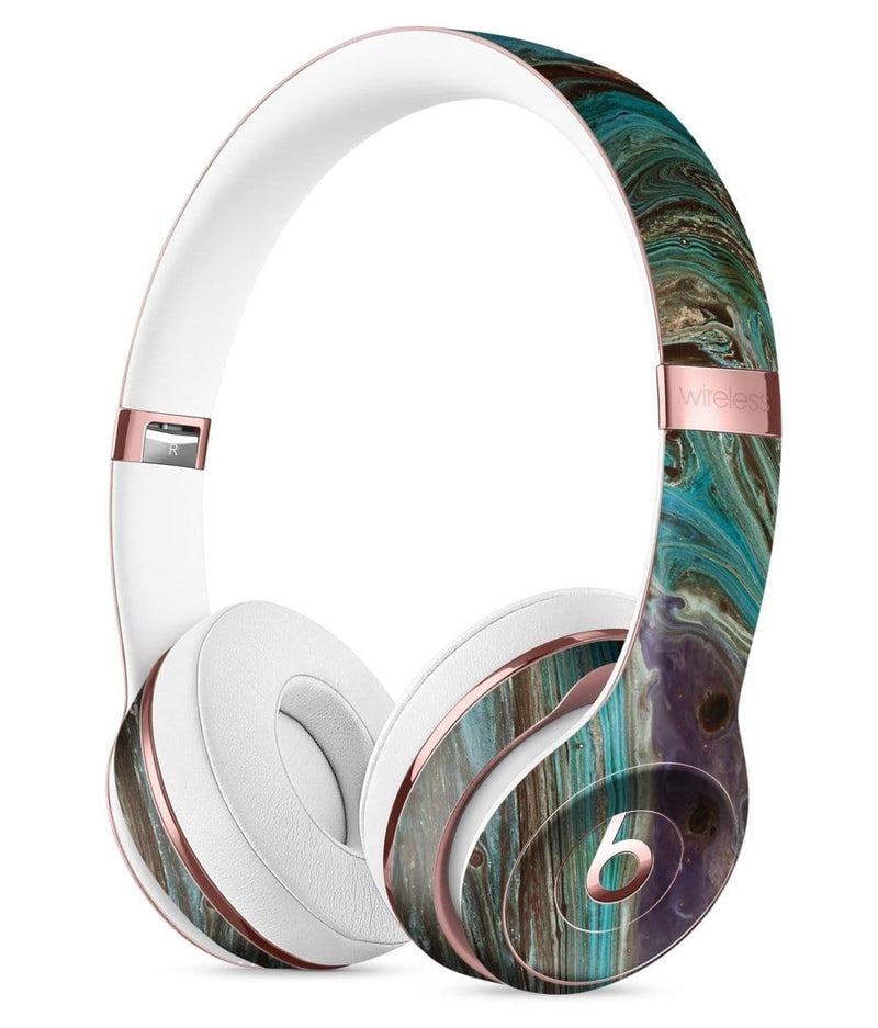 Swirling Dark Acrylic Marble Full-Body Skin Kit for the Beats by Dre Accessories nordavory